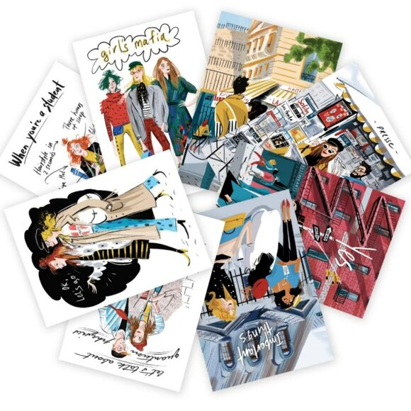 Bruno Visconti Set of 8 A5 Assorted Notebook Sets Out On the Town - Picture 7 of 7